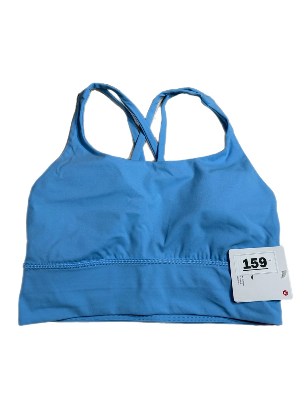 NWT Lululemon Energy Longline Bra Medium Support, B-D (Proud Cloud) Size 6